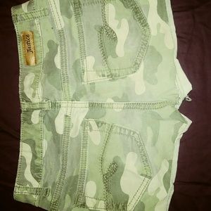 Justice camo shorts